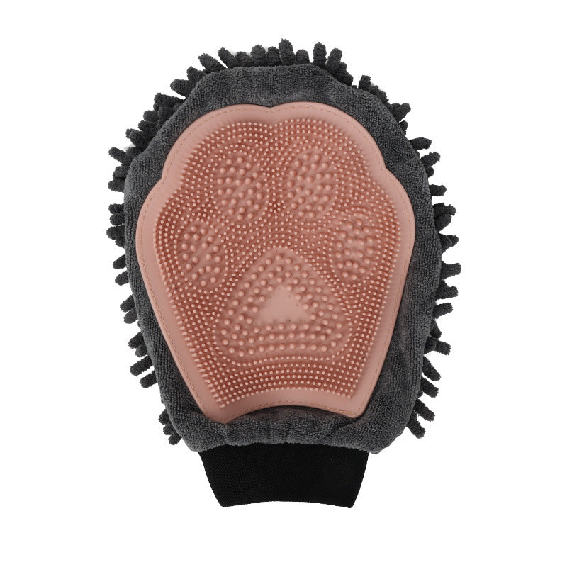 2-in-1 Pet Grooming Glove – Bathing Brush & Massage Tool for Dogs & Cats