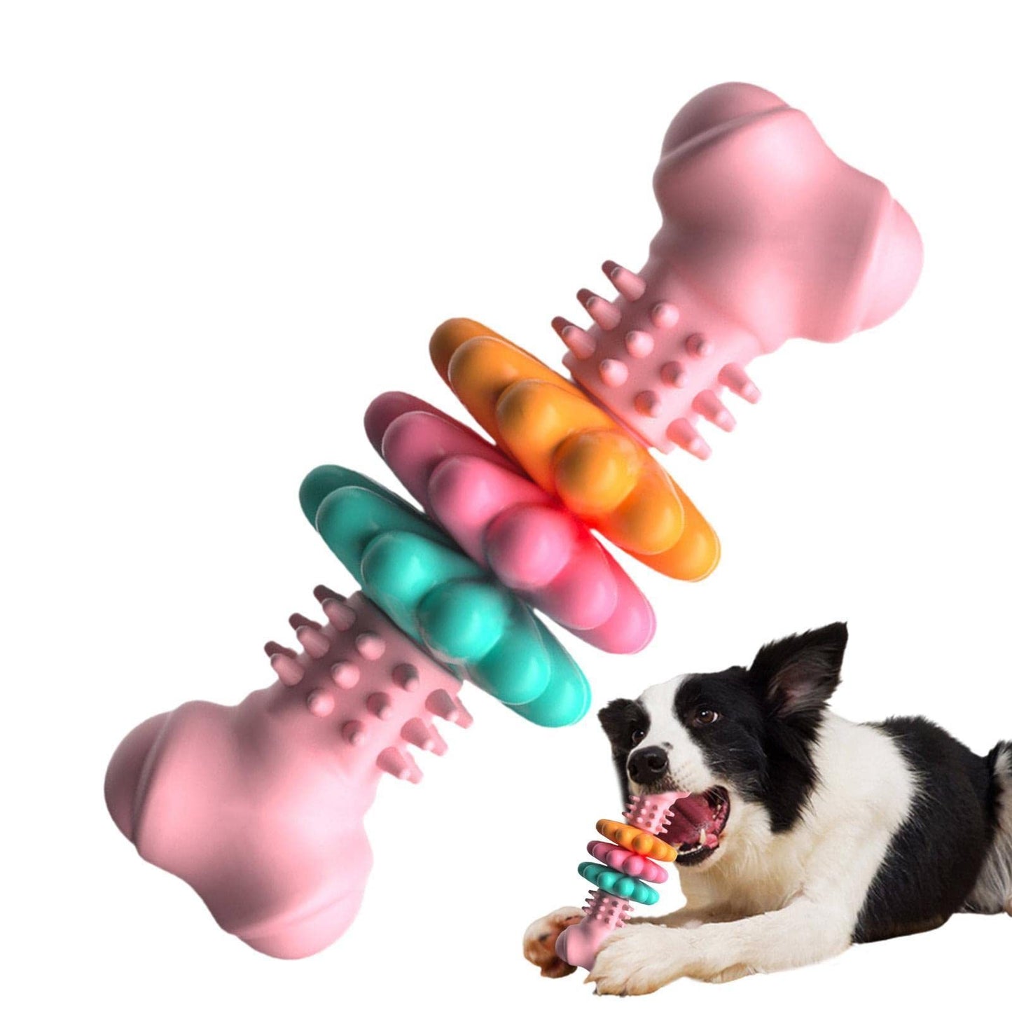 Durable Dog Bone Chew Toy – Teeth Cleaning & Bite-Resistant for Aggressive Chewers