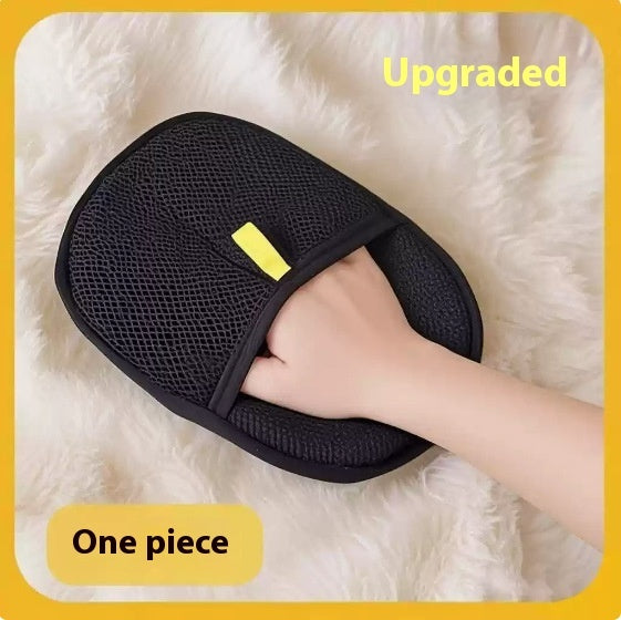 Pet Grooming Glove – Hair Remover & Deshedding Mitt for Dogs & Cats