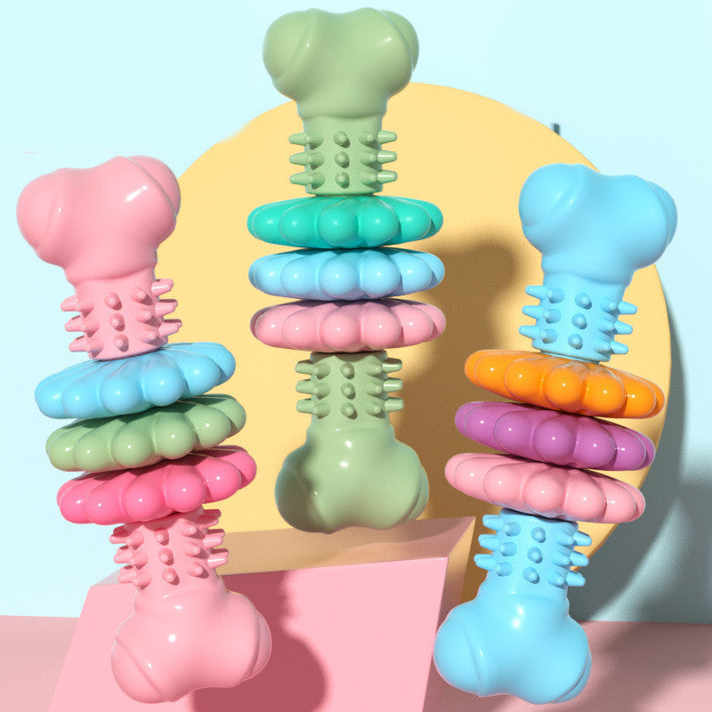 Durable Dog Bone Chew Toy – Teeth Cleaning & Bite-Resistant for Aggressive Chewers