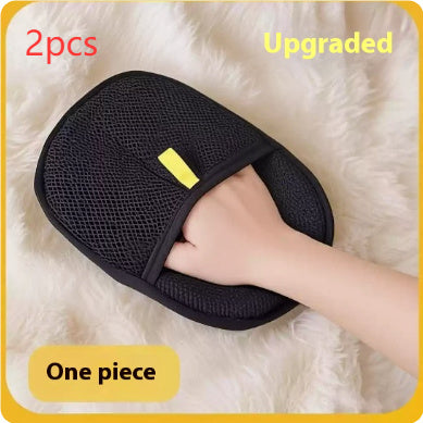 Pet Grooming Glove – Hair Remover & Deshedding Mitt for Dogs & Cats