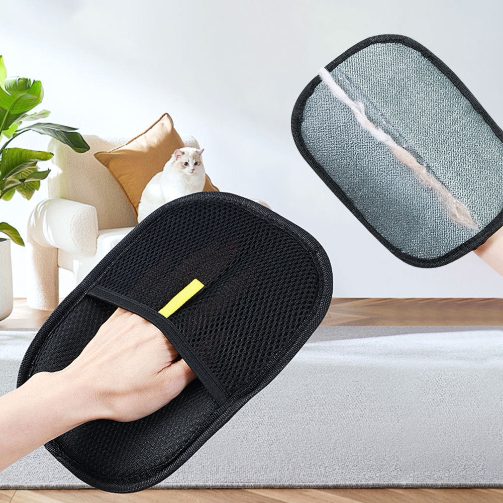 Pet Grooming Glove – Hair Remover & Deshedding Mitt for Dogs & Cats