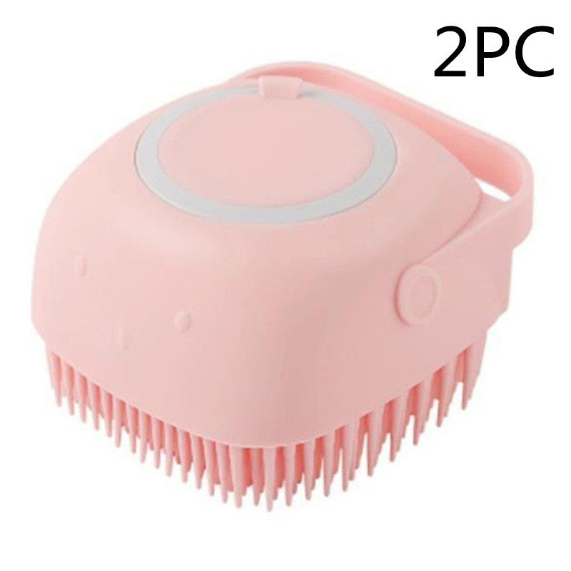 Silicone Pet Grooming Glove – Massage & Shampoo Brush for Dogs & Cats