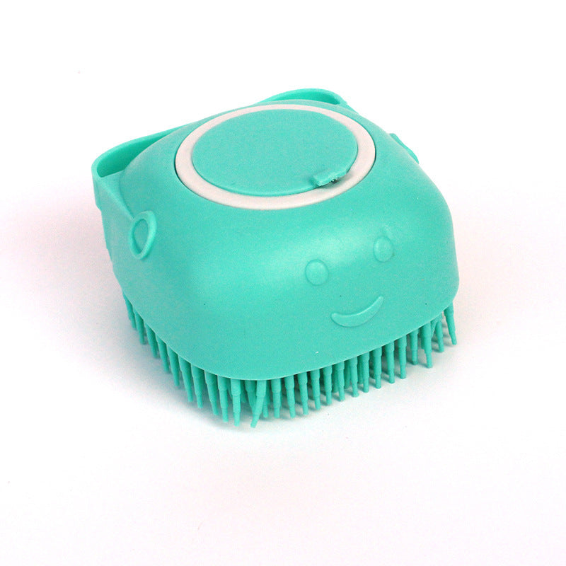 Silicone Pet Grooming Glove – Massage & Shampoo Brush for Dogs & Cats