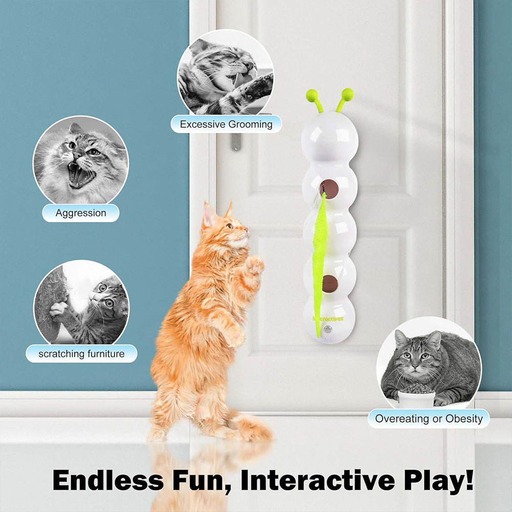 Interactive Cat Toy – Motion-Activated Smart Teaser with Rechargeable Tail