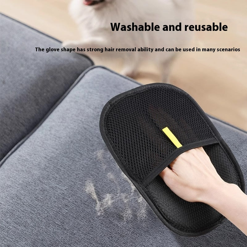 Pet Grooming Glove – Hair Remover & Deshedding Mitt for Dogs & Cats