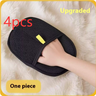 Pet Grooming Glove – Hair Remover & Deshedding Mitt for Dogs & Cats