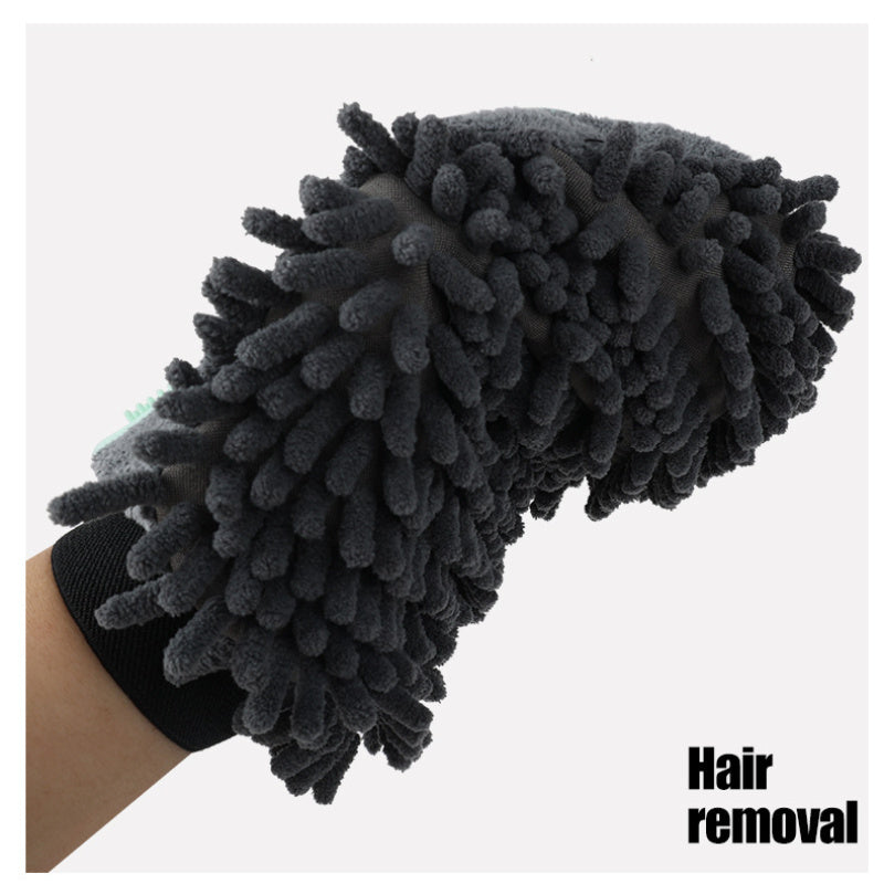 2-in-1 Pet Grooming Glove – Bathing Brush & Massage Tool for Dogs & Cats