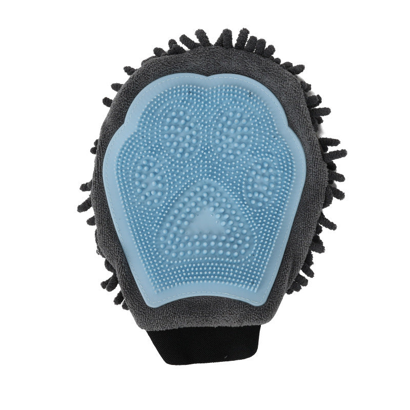 2-in-1 Pet Grooming Glove – Bathing Brush & Massage Tool for Dogs & Cats