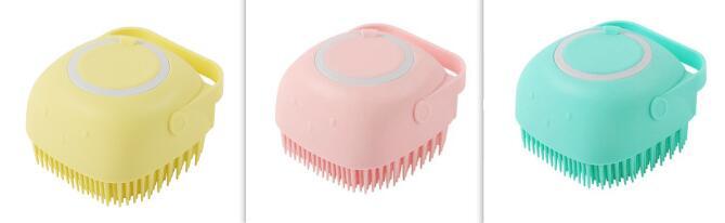 Silicone Pet Grooming Glove – Massage & Shampoo Brush for Dogs & Cats