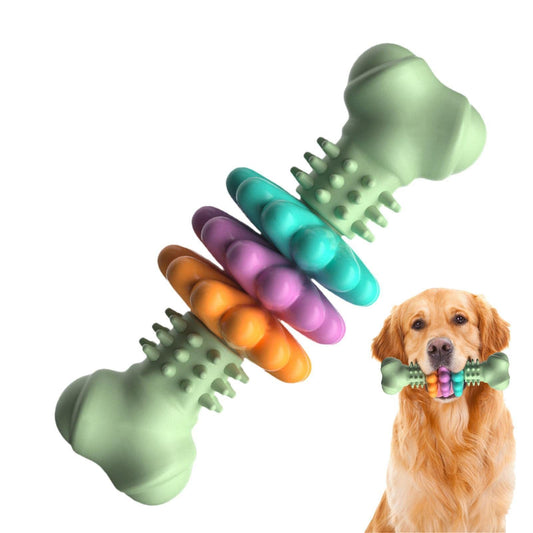 Durable Dog Bone Chew Toy – Teeth Cleaning & Bite-Resistant for Aggressive Chewers