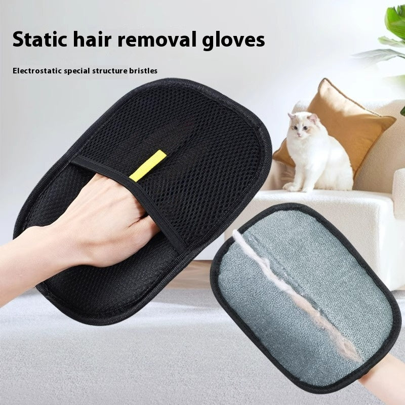 Pet Grooming Glove – Hair Remover & Deshedding Mitt for Dogs & Cats